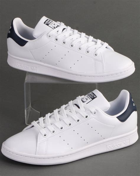 amazon adidas originals stan smith run white navy